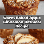 Tasty Baked Apple Cinnamon Oatmeal Cups Recipe