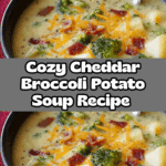 Cheddar Broccoli Potato Soup Recipe