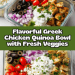 Greek Chicken Quinoa Bowl Recipe