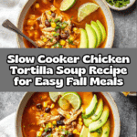 Slow Cooker Chicken Tortilla Soup Recipe