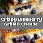 Crispy Blueberry Grilled Cheese Recipe