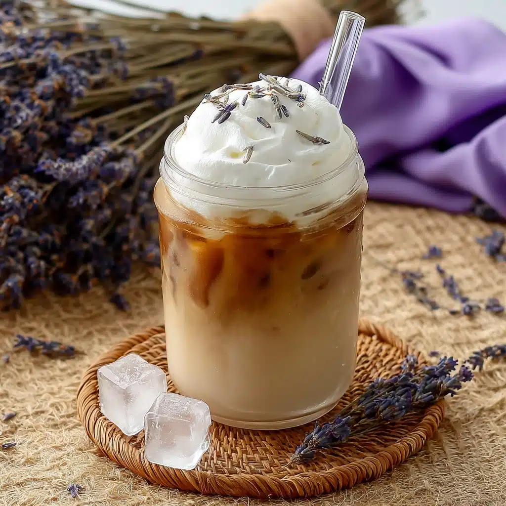 Lavender Vanilla Iced Coffee Recipe - Recipe Image