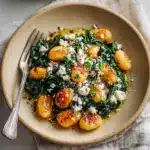 Crispy Gnocchi With Spinach And Feta Recipe
