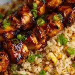 Honey BBQ Chicken Rice Recipe