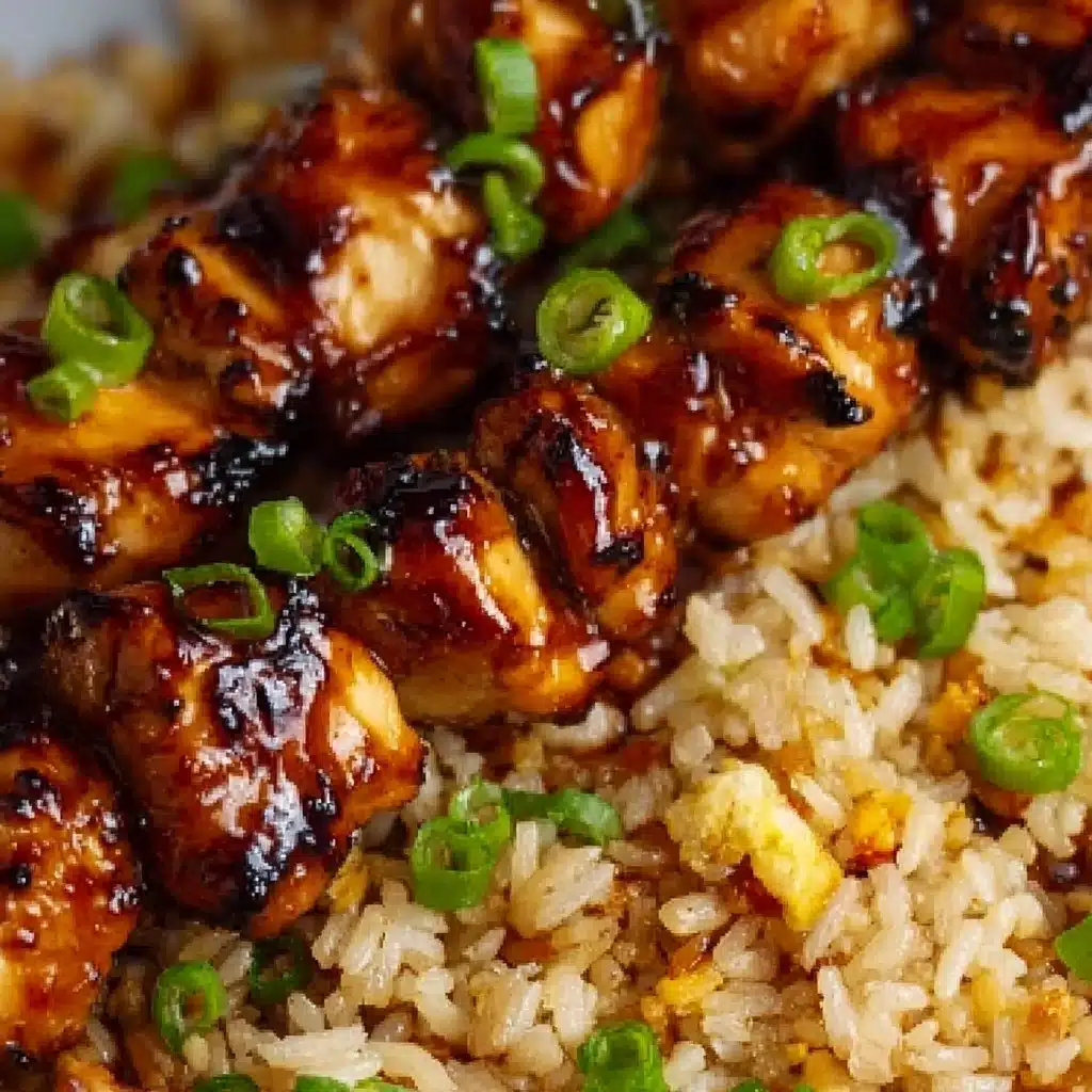 Honey BBQ Chicken Rice Recipe - Recipe Image