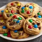 Peanut Butter M&M Chocolate Chip Cookies Recipe