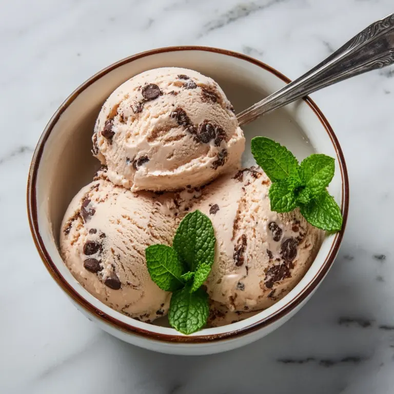 Mint Chocolate Chip Ice Cream Recipe