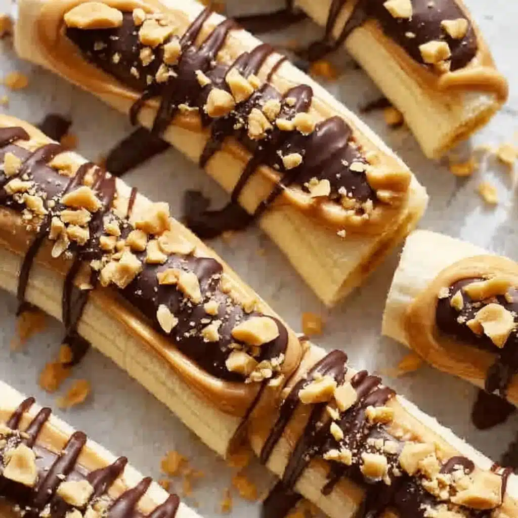Low Calorie Frozen Banana Snickers Recipe - Recipe Image