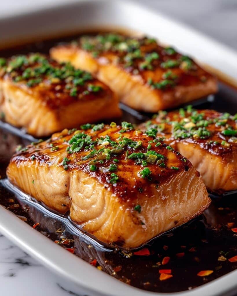 Crispy Honey Garlic Glazed Salmon Recipe