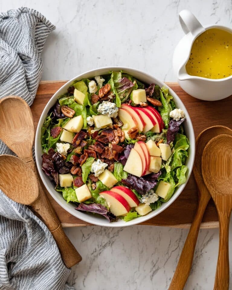 Autumn Salad with Apple Cider Vinaigrette Recipe