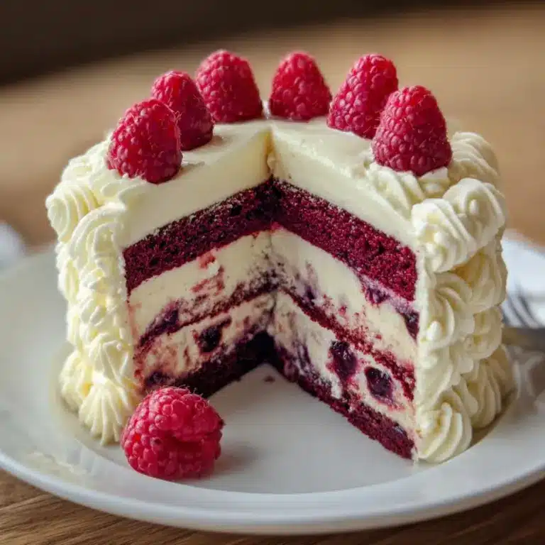 White Chocolate Raspberry Cake Recipe