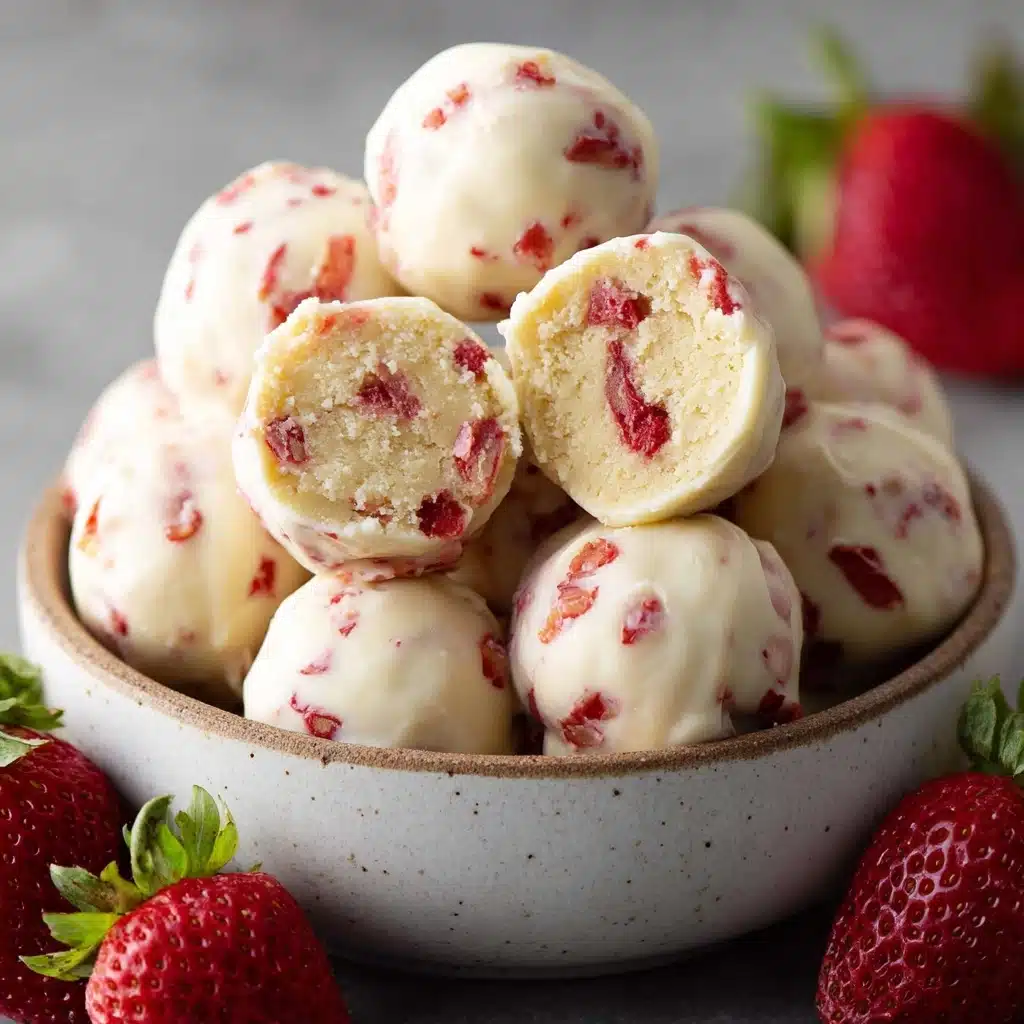 Strawberry Cheesecake Protein Balls Recipe - Recipe Image