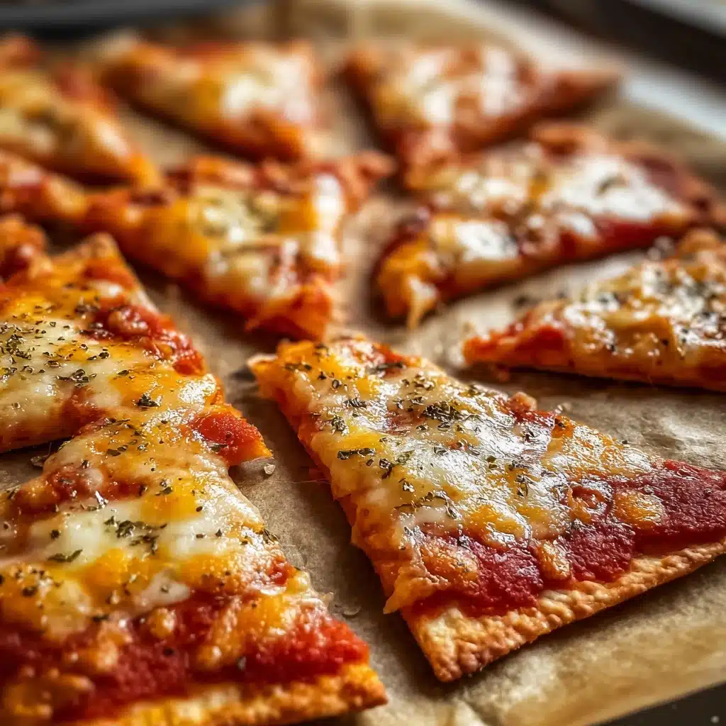 Crispy Pizza Chips Recipe - Recipe Image