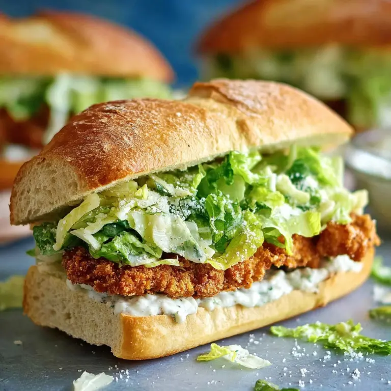 Crispy Chicken Caesar Sandwich Recipe