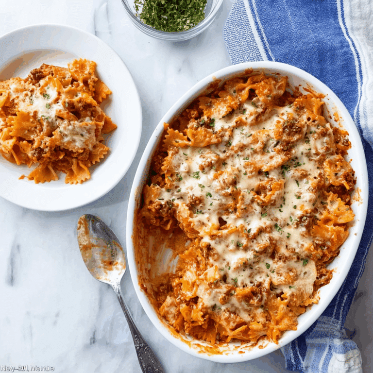 bow tie pasta lasagna Recipe