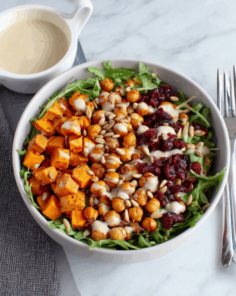 Roasted Chickpea and Sweet Potato Salad Recipe