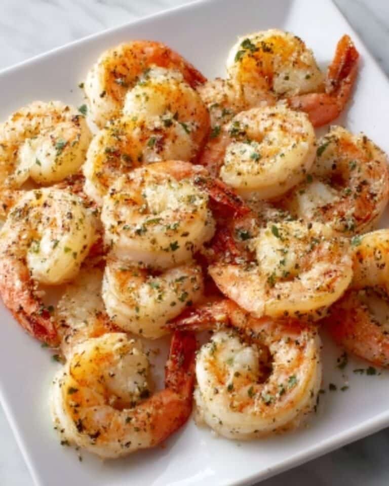Garlic Parmesan Baked Shrimp Recipe