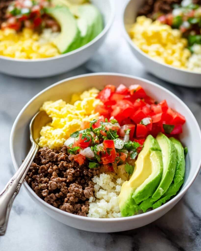 Loaded Breakfast Taco Bowls Recipe