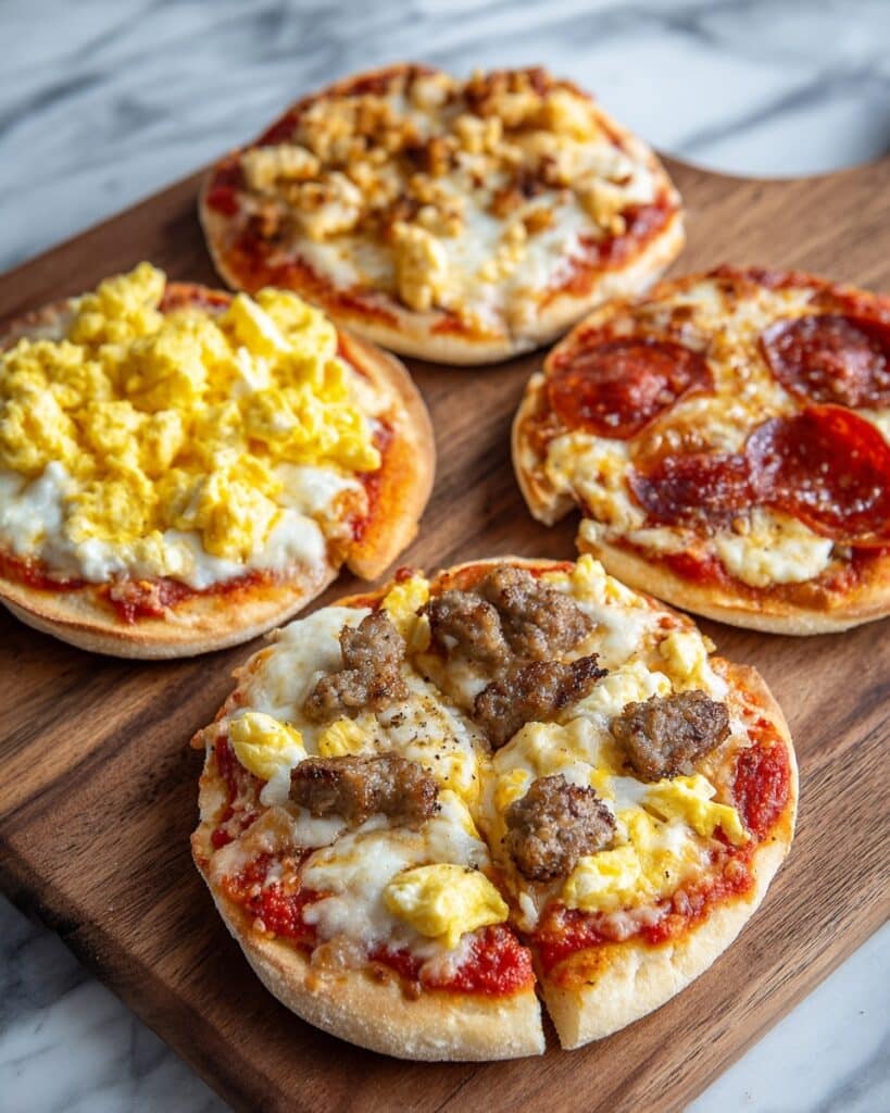 English Muffin Breakfast Pizza Recipe