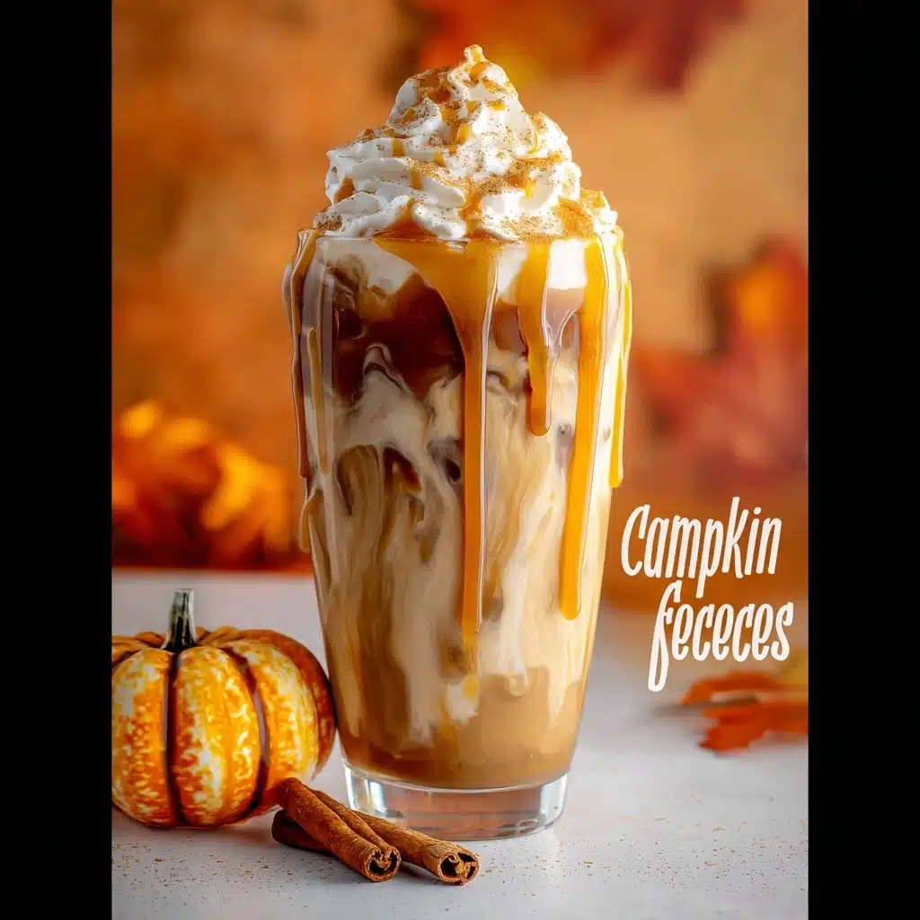 Caramel Pumpkin Spice Iced Coffee Recipe - Recipe Image