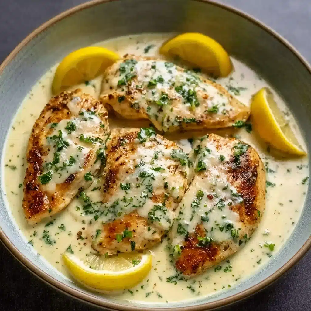 Creamy Lemon Chicken with Parmesan Sauce Recipe - Recipe Image