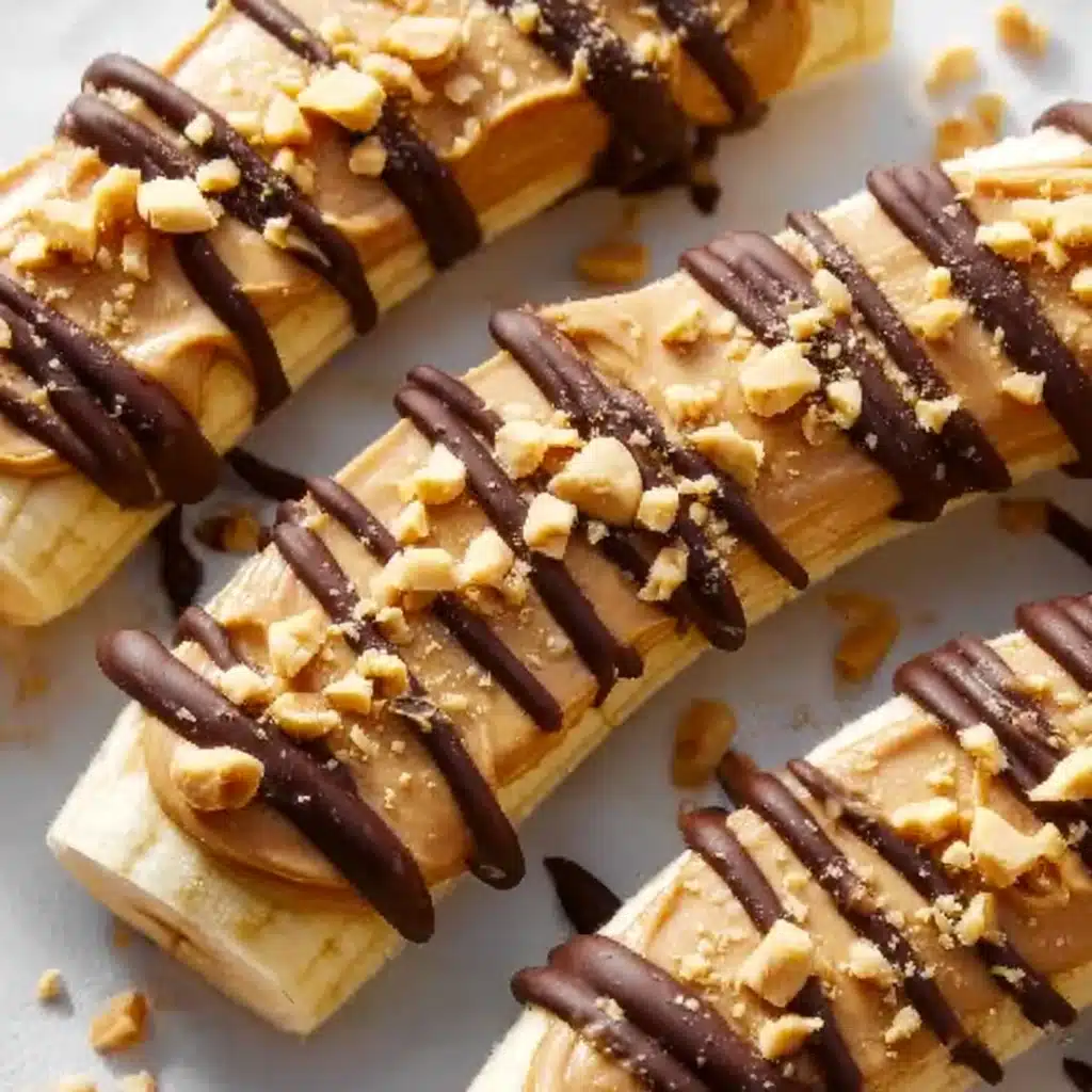 Low Calorie Frozen Banana Snickers Recipe - Recipe Image