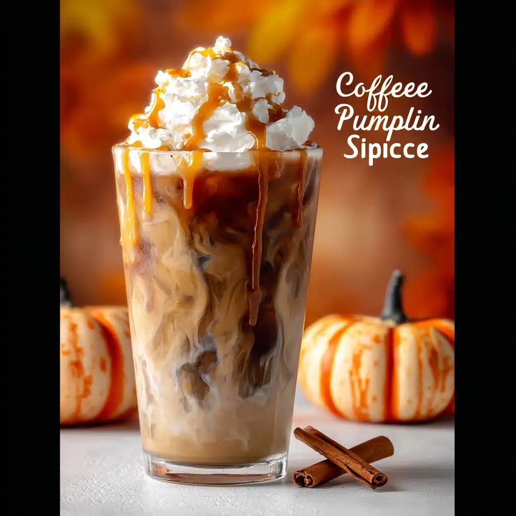 Caramel Pumpkin Spice Iced Coffee Recipe - Recipe Image