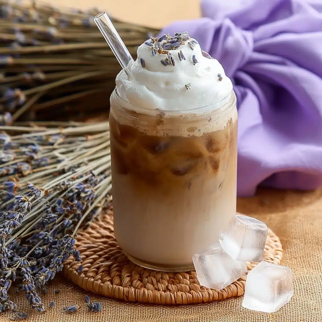 Lavender Vanilla Iced Coffee Recipe - Recipe Image