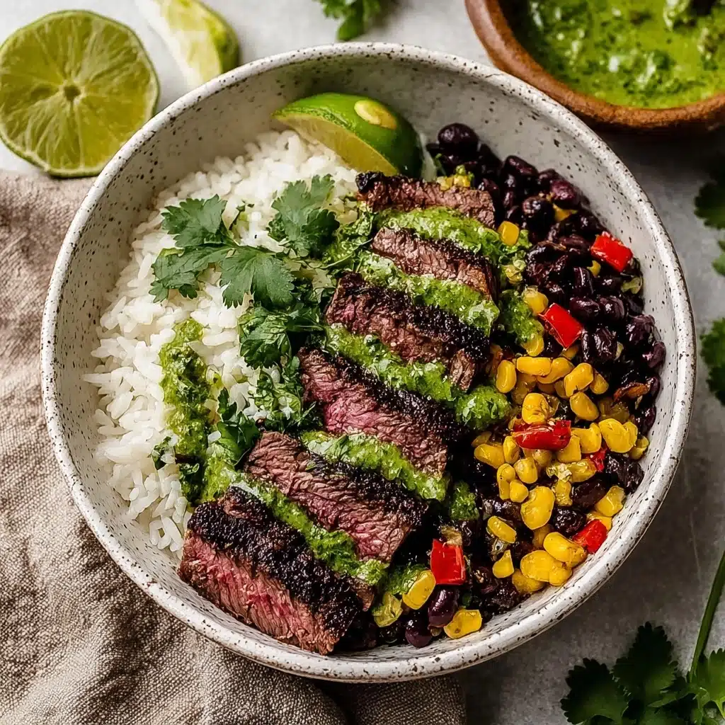Cilantro Lime Steak Bowls Recipe - Recipe Image