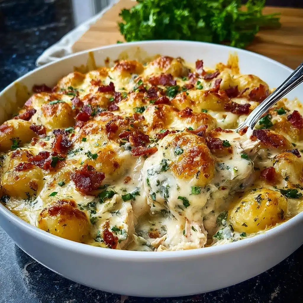 Creamy Crack Chicken Gnocchi Recipe - Recipe Image