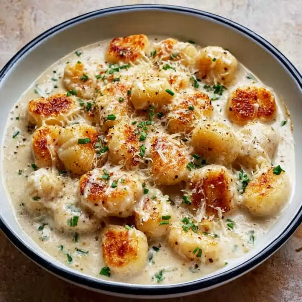 Creamy Crack Chicken Gnocchi Recipe - Recipe Image