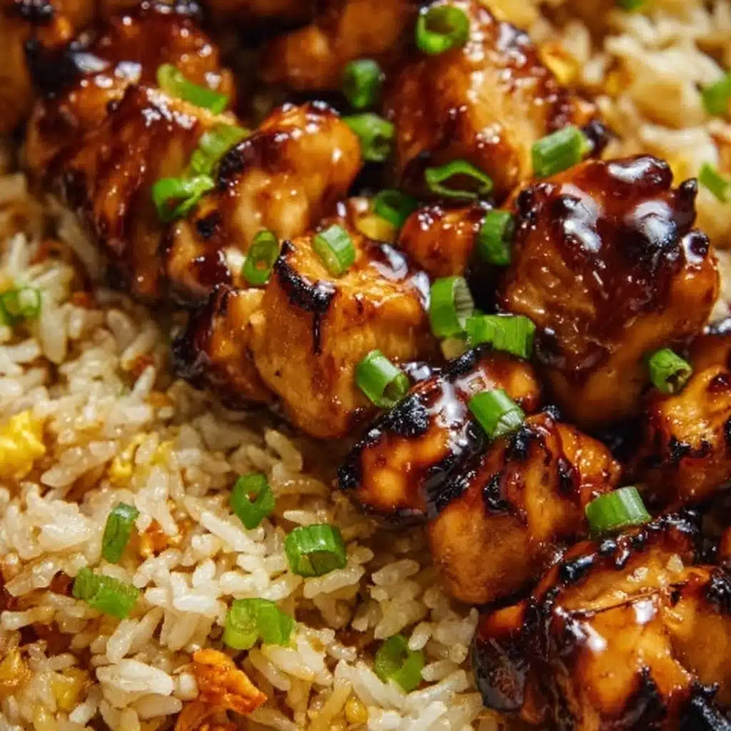 Honey BBQ Chicken Rice Recipe - Recipe Image