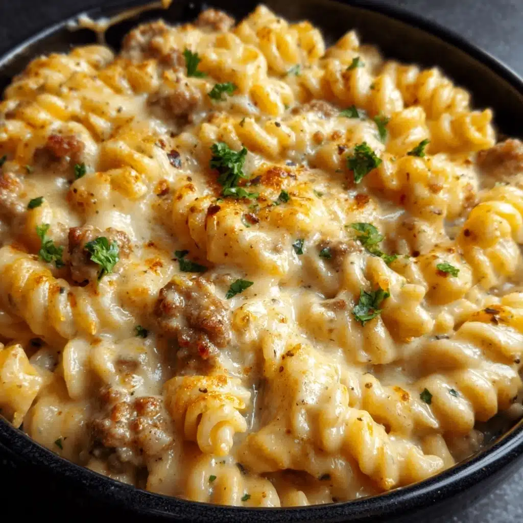 The Best Crockpot Garlic Parmesan Chicken Pasta Recipe - Recipe Image