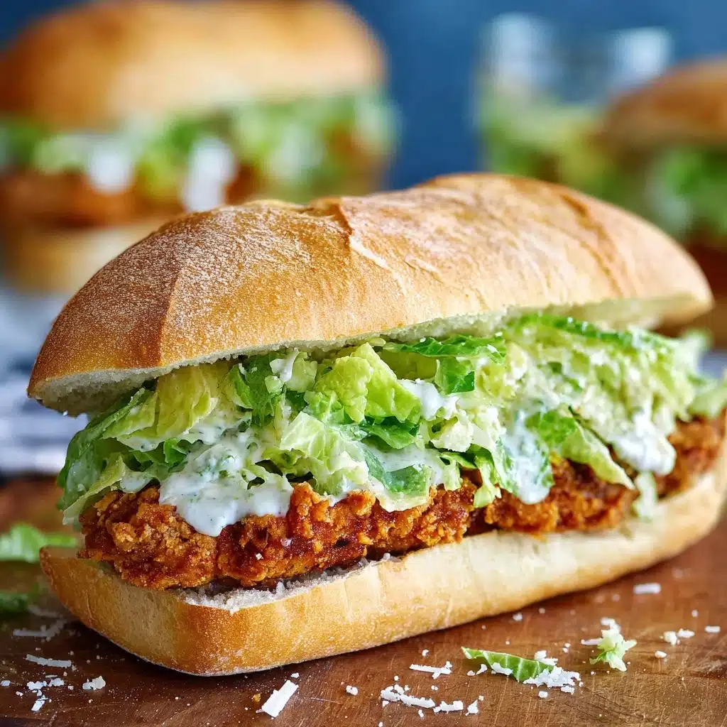 Crispy Chicken Caesar Sandwich Recipe - Recipe Image