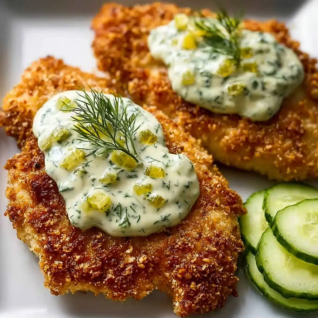 Crispy Dill Pickle Parmesan Chicken Recipe - Recipe Image